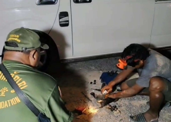 โชคดีที่มีอะไหล่สำรอง รถเสียกลางดึก