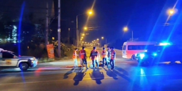 ระยอง กล้องหน้าจับนาทีลื่นน้ำมันเจ็บ