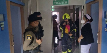 เพลิงไหม้พัดลมระบายอากาศ รพ.แห่งหนึ่งชั้น 5 คุมสถานการณ์ได้