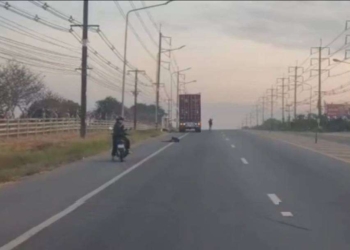 ระยอง ซื้อข้าวให้หลานถูกชนดับเหรียญยังติดหน้า