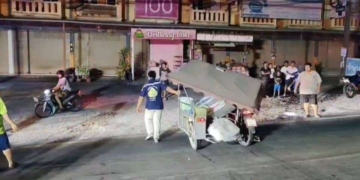 ระยอง ถนนมืดนมเปรี้ยวชนเกาะกลางลูกเจ็บ