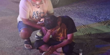 ระยอง หนุ่มร้องใจจะขาดช่วยแฟนด้วย