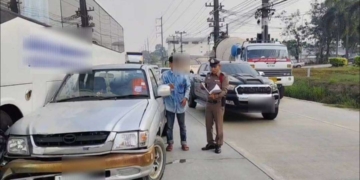 ระยอง ลุงเมาแอ๋ ตำรวจไม่มาไม่ลงรถ