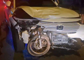 ระยอง พม่าลืมตัวขับชิดขวา ชนกระเด็นดับ