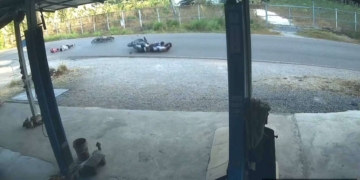 ระยอง ม5บิดรีบไปเรียนชนแม่ลูก3 เจ็บระนาว