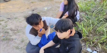 โอมเพี้ยง!!!! เป่าคาถาพร้อมน้ำลายถูแผล กู้ภัยห้ามวุ่น จะน้ำลายทั้งนั้น