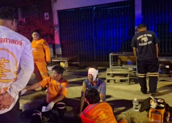 ระยอง เมาแอ๋โดนฟันเลือดอาบ