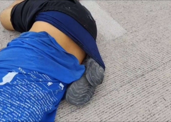 ระยอง ปริศนาหนุ่มกระโดดให้รถเหยียบดับ