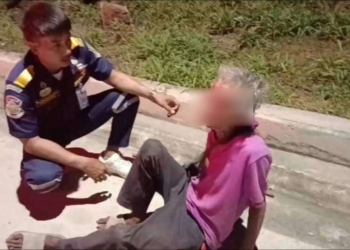 ระยอง เมาไม่กลับหลับข้างทาง