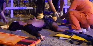 ระยอง เขมรฝ่าไฟแดงชนกระเด็นนิ้วขาด